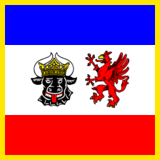 [Car Flag for Authorities (Mecklenburg-West Pomerania, Germany)]